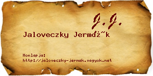 Jaloveczky Jermák névjegykártya